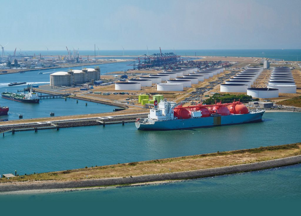 Gate terminal LNG schip